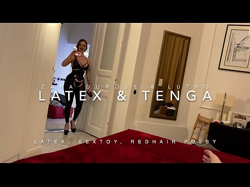 ❤️ Redheaded stepsister in latex costume fucked by stepbrother ️❌ Just porn at us ️❤